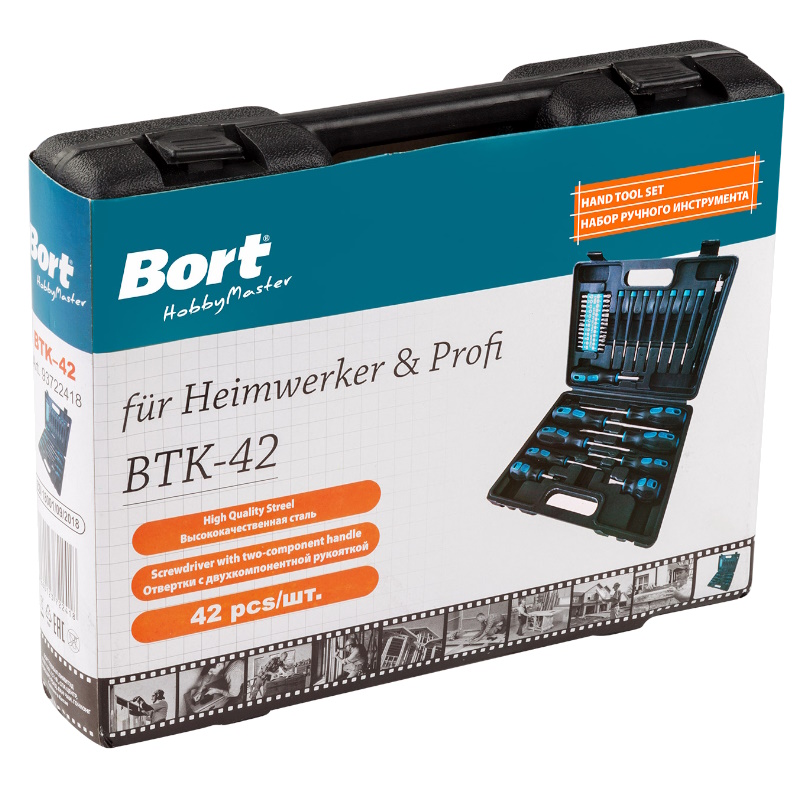 Набор ручного инструмента Bort BTK-42 93722418 в Коврове
