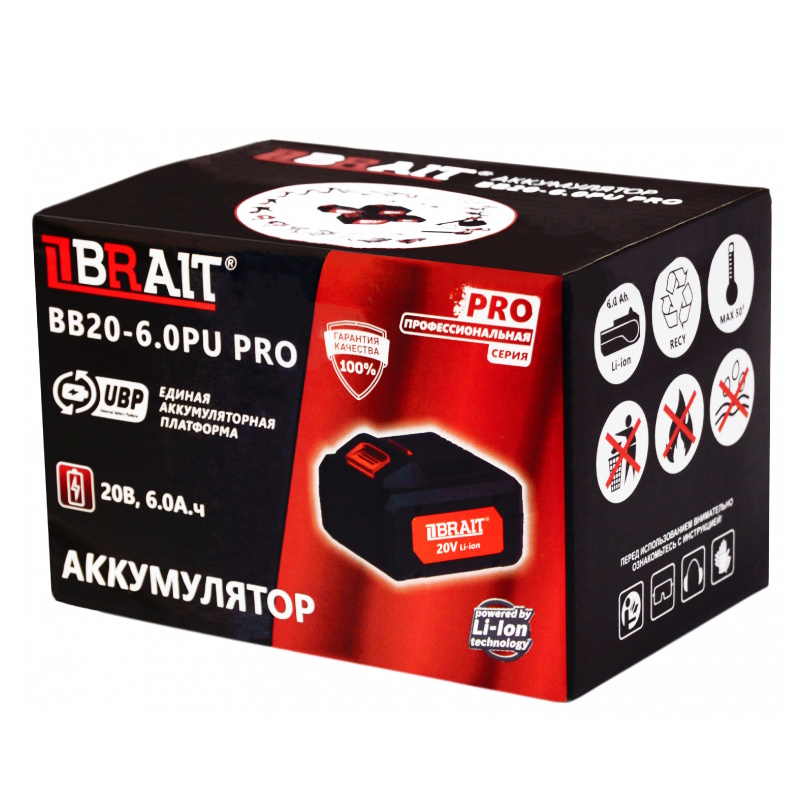 Аккумулятор Brait BB20-6.0PU PRO 21.02.635.101 (Единая платформа PU и PUBL) в Коврове