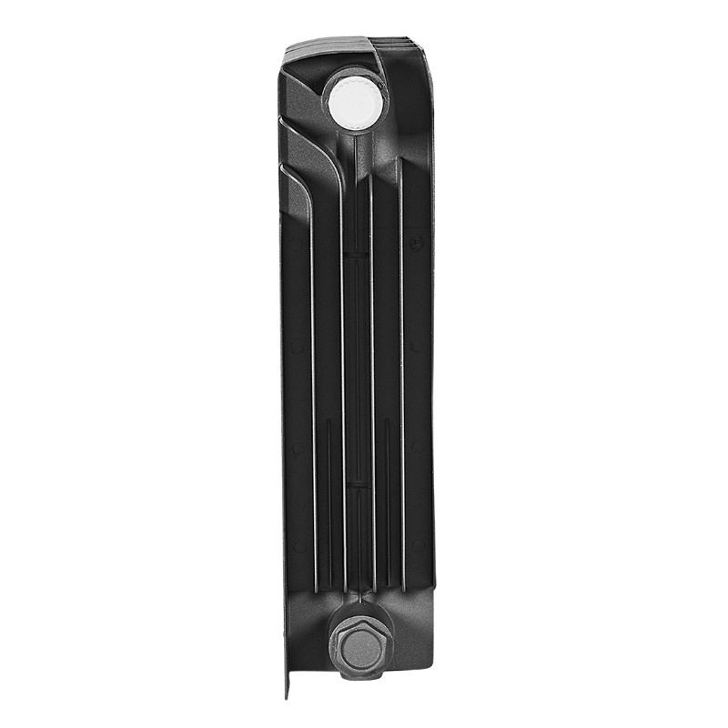 Радиатор Stout TITAN VENTIL 350 SRB-3320-035010 7024, 10 секций, биметаллический, нижнее правое подключение, графит RAL 7024 в Угличе