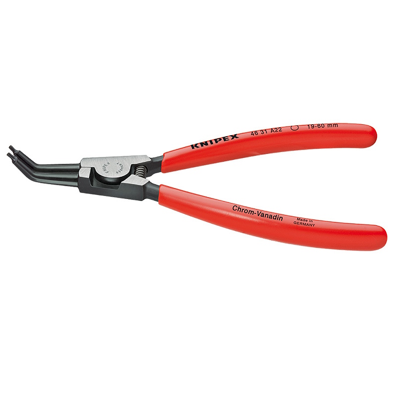 Щипцы для внешних стопорных колец Knipex KN-4631A22 губки 45 19-60 мм длина 185 мм фосфатированные 3557₽