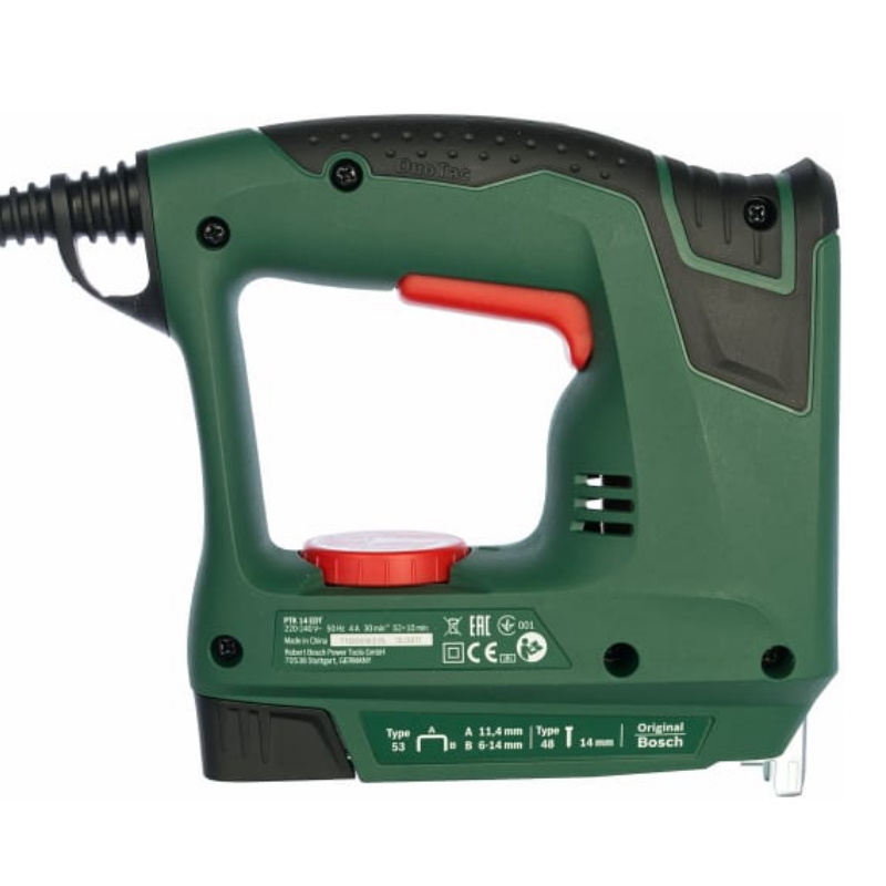Электрический степлер Bosch PTK 14 EDT 0.603.265.520 (длина гвоздей до 14 мм, вес 1.1 кг)