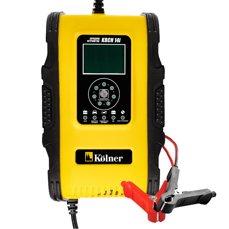Устройство зарядное для аккумуляторных батарей Kolner KBCH 14i 4610092014692, 12В(14А) / 24В(7А), мощность 160 Вт в Муроме
