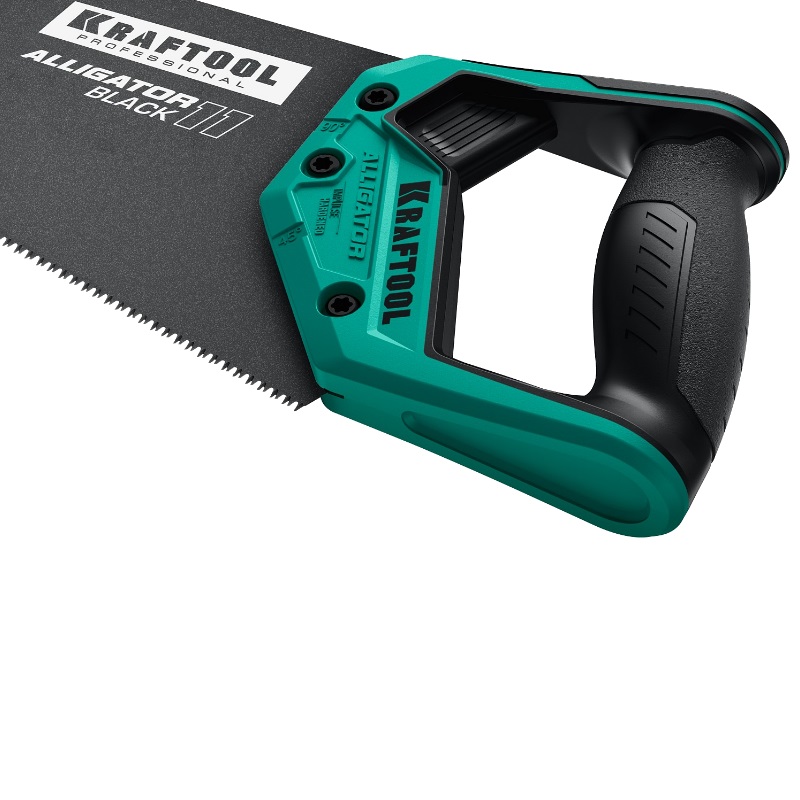 Ножовка для точного реза Kraftool "Alligator BLACK" 15205-45, 450 мм, 11 TPI, 3D зуб в Муроме