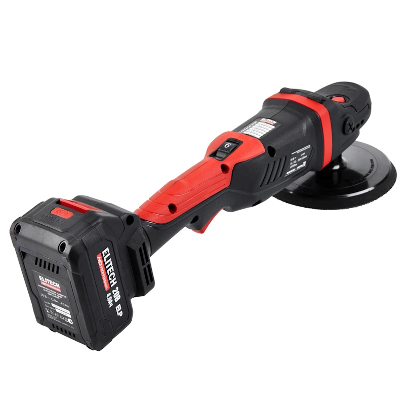 Полировальная машина аккумуляторная Elitech HD CPM 2015SL (E2213.043.01) 205769, 20В, 4Ач, 500-2200 об/мин в Коврове