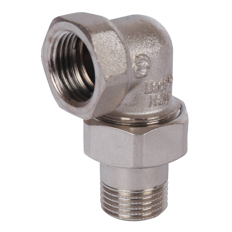 Американка угловая Stout SFT-0057-000012 ВН, 1/2", уплотнение под гайкой o-ring кольцо, никелированное в Александрове