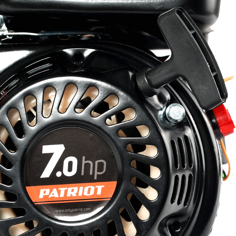 Двигатель Patriot P170 FB-20 M 470108171 7,0 л.с.; 208см³; 3600об/мин; бак 3,6л.; вес 14,5 кг.