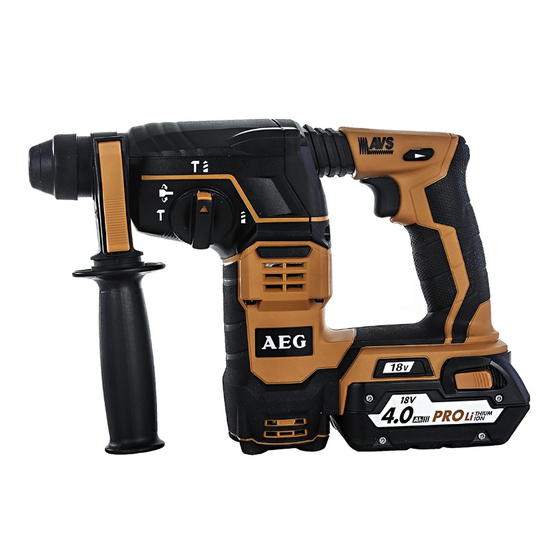 Аккумуляторный перфоратор AEG BBH 18 LI-402C 443457 в кейсе, с защитной муфтой, с виброзащитой в Туле