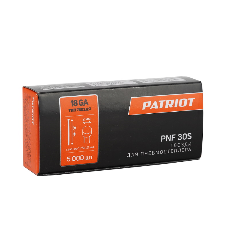 Гвозди Patriot PNF 30S 830902162, для пневмостеплера ANG 210R, 5000 шт. в Муроме