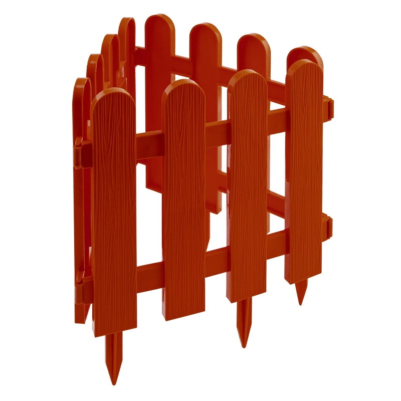 Забор декоративный Palisad "Классика" 65009, 29х224 см, терракот в Кинешме
