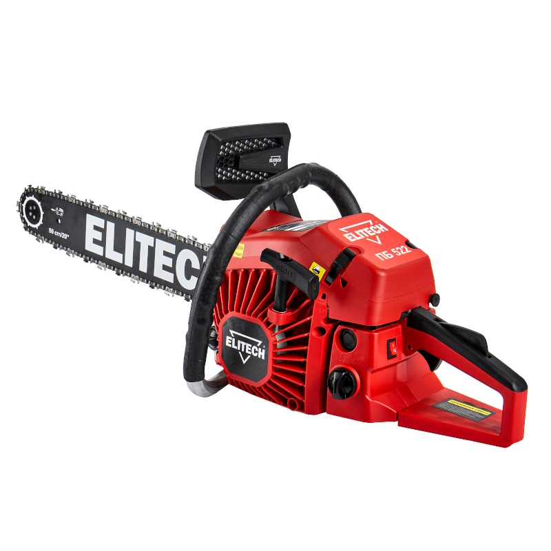 Бензопила Elitech ДМ ПБ 522 (E1611.014.00) 205450, 50 см3, 2.2 кВт/3.0л.с.,шина 50 см,3200-11000 об/мин