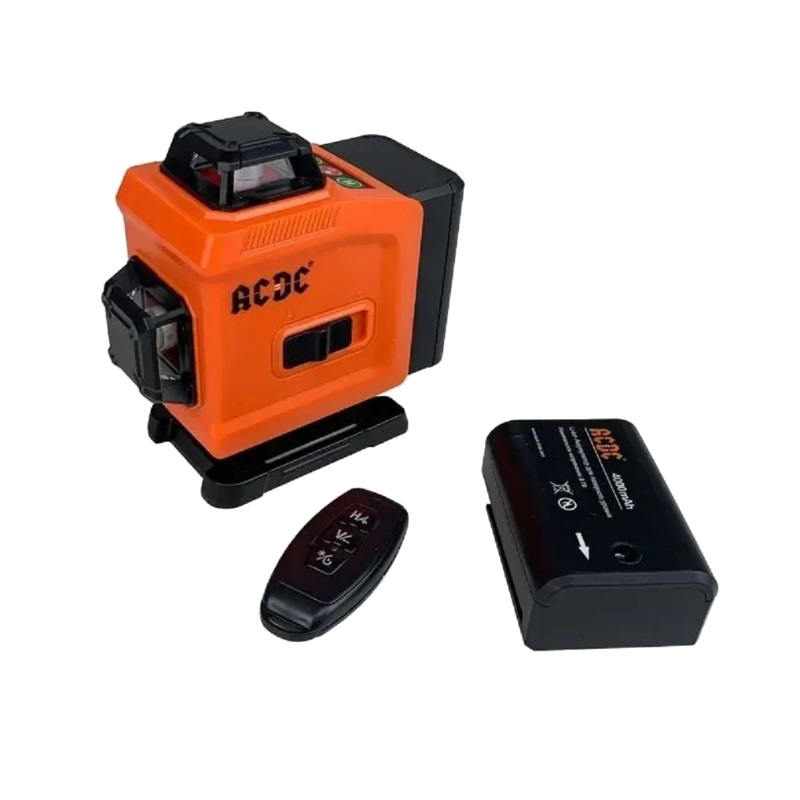 Лазерный нивелир ACDC SS-16K (16 лучей, лазер - зеленый, Li-ion - 2шт, Д/У, З/У, кронштейн, сумка-чехол) E0049 в Нижнем Новгороде