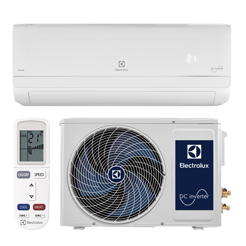 Сплит-система инверторного типа Electrolux Skandi DC EACS/I-12HSK/N3_24Y НС-1619691, комплект, с Wi-Fi донглом в Иваново