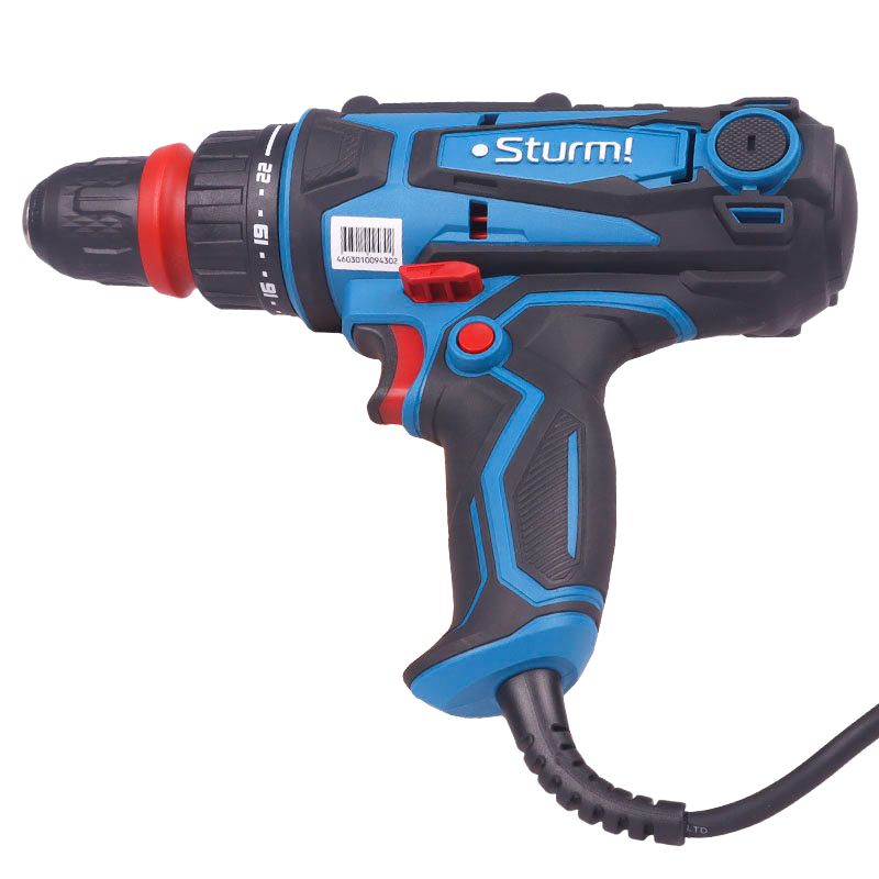 Сетевая дрель-шуруповерт Sturm ID2145PT "Проф" (патрон max 10 мм, мощность 450 вт, 1500 оборотов/мин, биты)