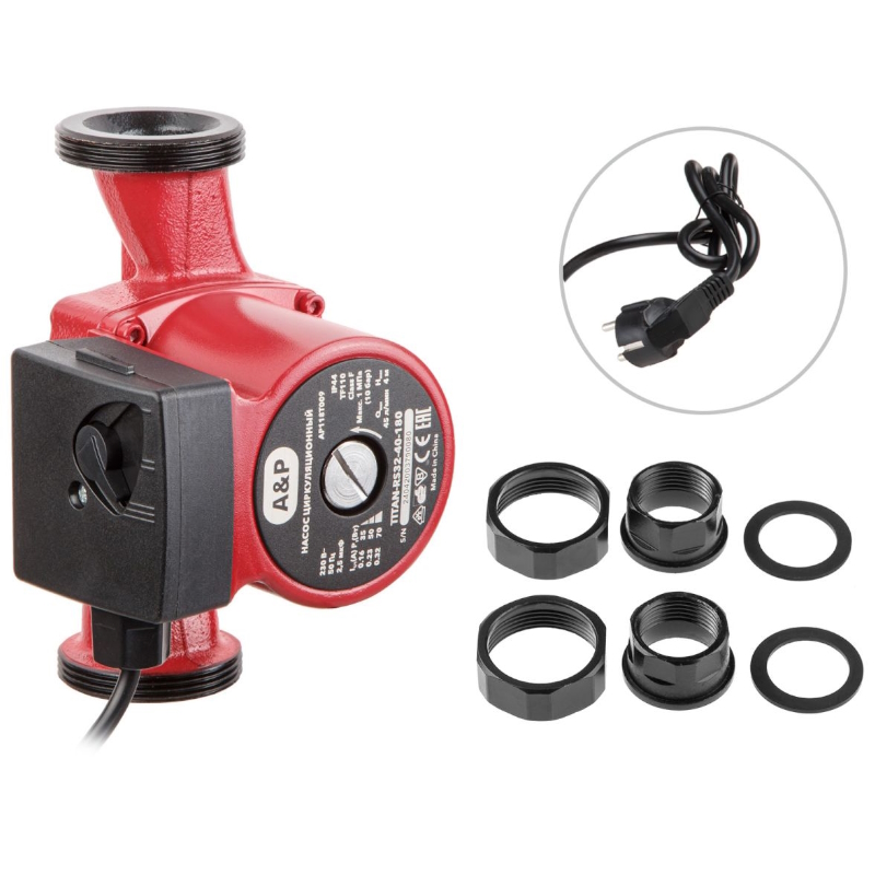 Насос циркуляционный A P Titan-RS32-40-180 AP118T009 3260₽