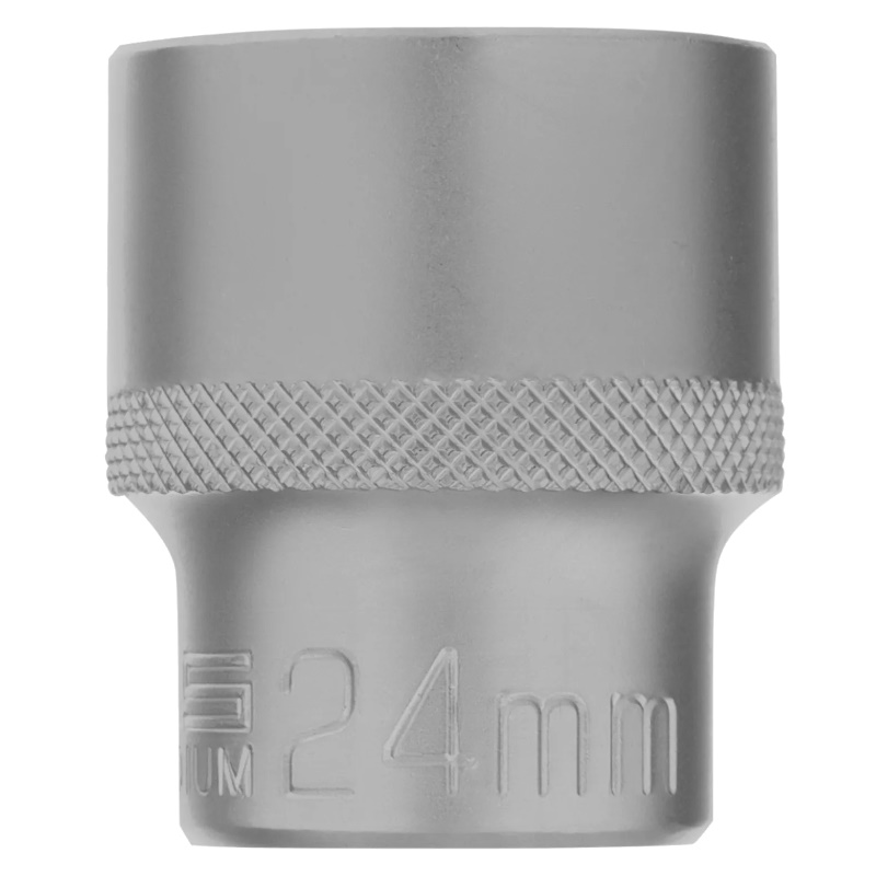 Головка торцевая Stels 13669, 24 мм, 12-гранная, CrV, под квадрат 1/2", хромированная в Туле