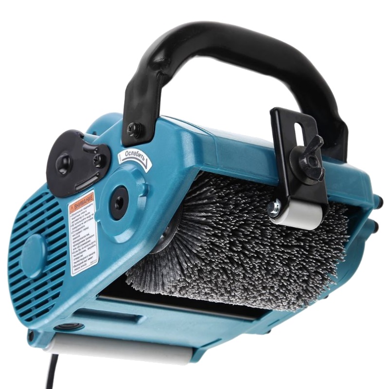 Щеточная шлифовальная машина Makita 9741 по дереву (набор аксессуаров, насадка с нейлоновой щетиной) в Переславле