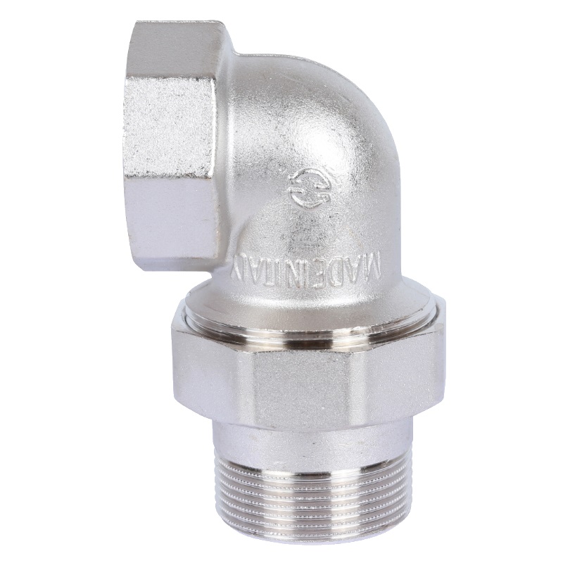 Американка угловая Stout SFT-0057-000114 ВН, 1"1/4, уплотнение под гайкой o-ring кольцо, никелированное в Твери