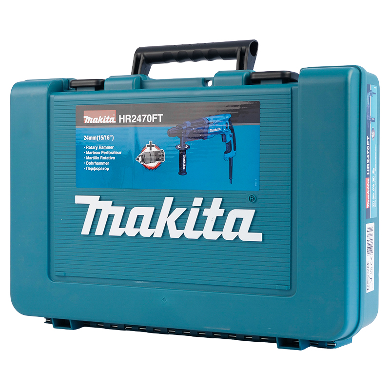 Перфоратор SDS-Plus Makita HR 2470FТ 152030, 780 Вт, 2.7 Дж