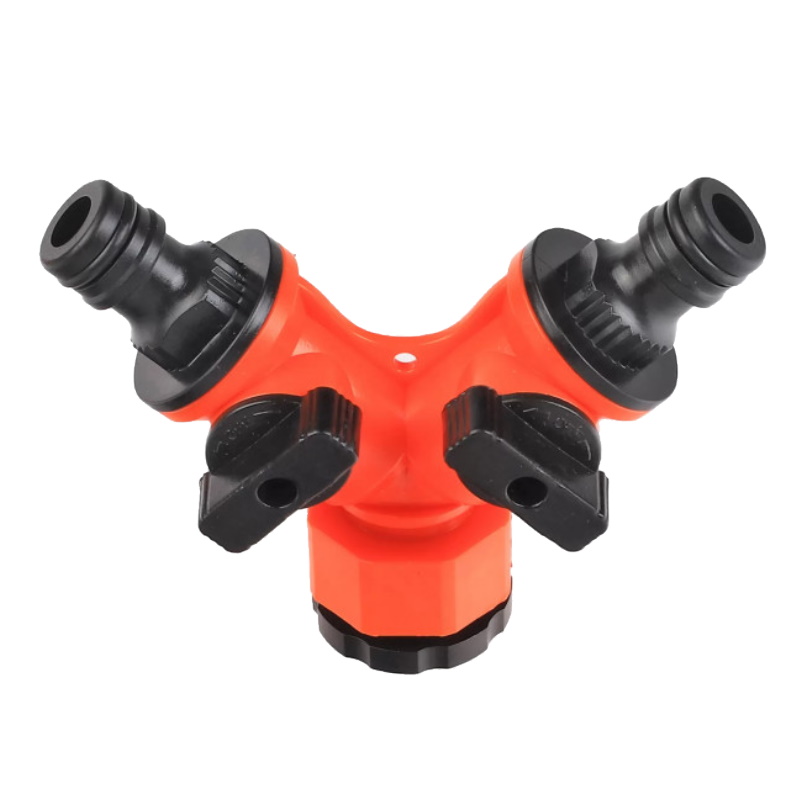 Распределитель Patriot TAP-2 777001120, пластиковый, 2-х канальный, G 3/4" + 1/2"