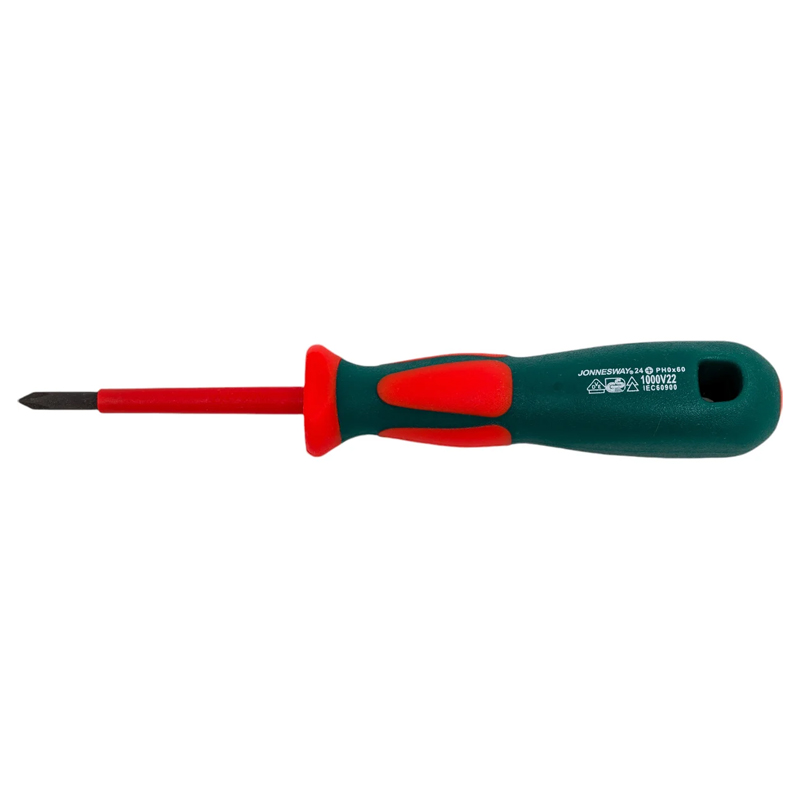 Отвертка стержневая крестовая Jonnesway DV13P060 047466 диэлектрическая, PH0х60 мм в Ярославле