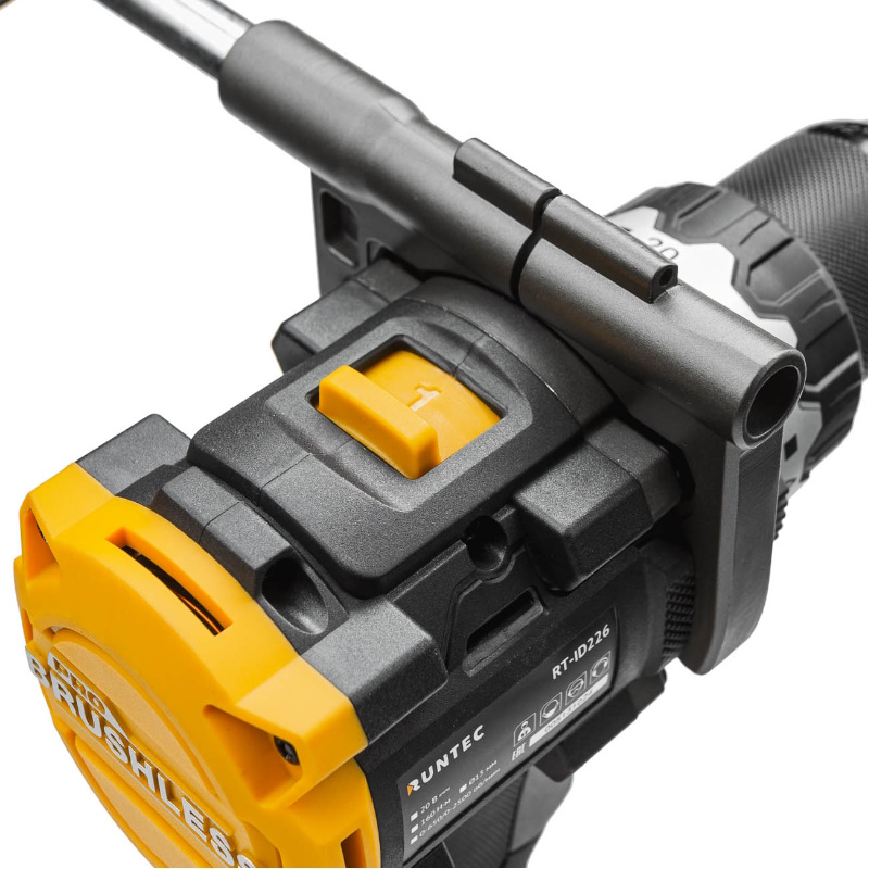 Дрель-шуруповерт Runtec RT-ID226, ударная, аккумуляторная, PRO 13 мм, 20В, 2*4Ач, 160Нм