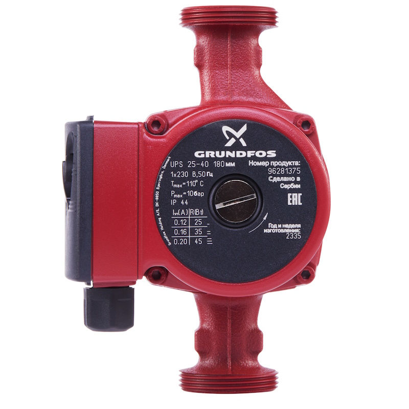 Насос циркуляционный Grundfos UPS 25-40 НС-0027460