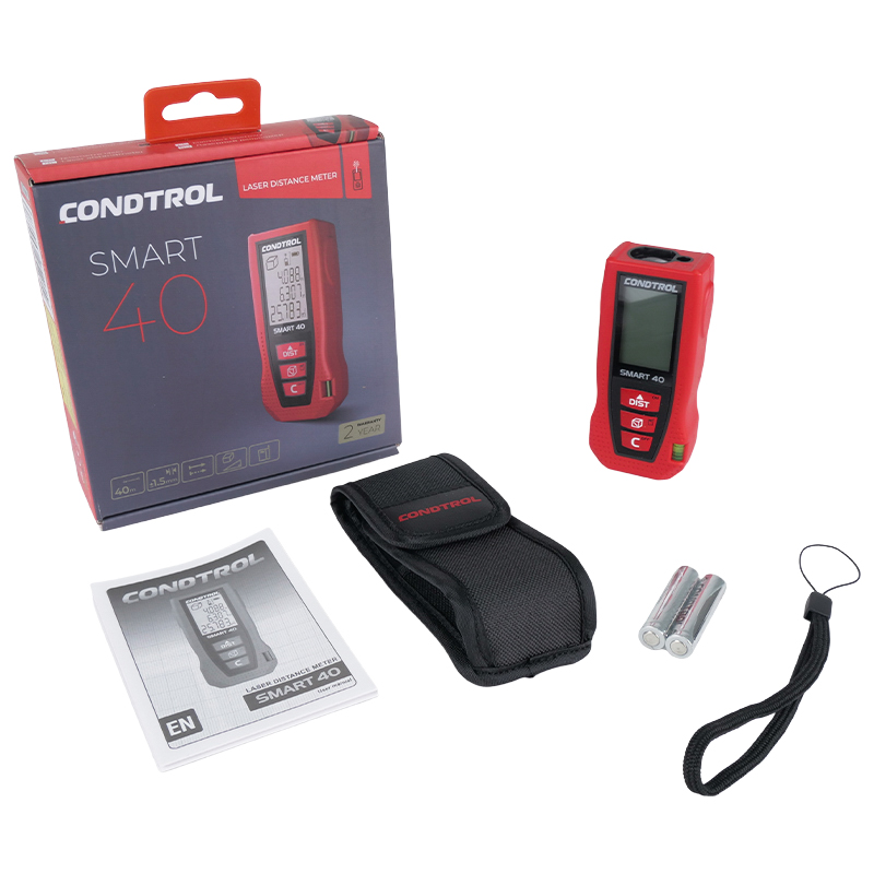 Лазерный дальномер Condtrol Smart 40 1-4-097 (максимальный диапазон анализа 40 м, точность ±1.5 мм) в Угличе