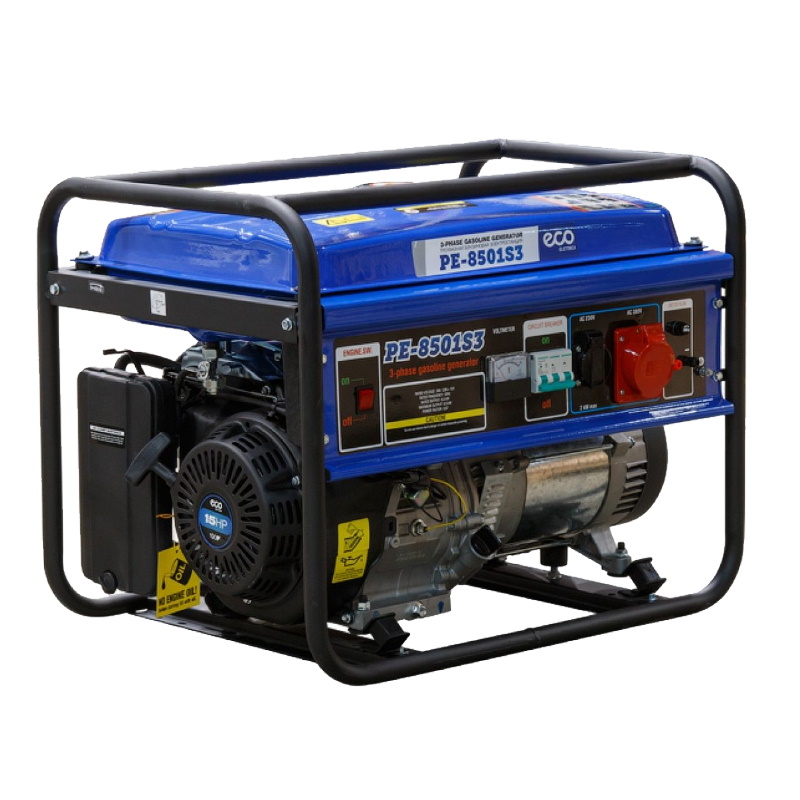 Генератор бензиновый трехфазный Eco PE-8501S3 42596₽