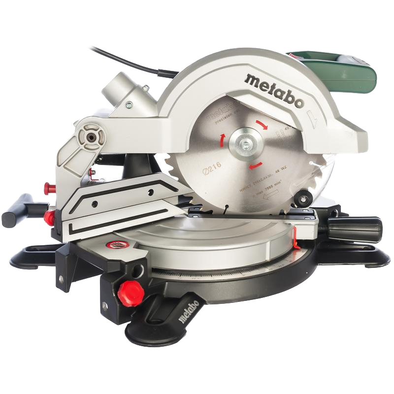 Электрическая торцовочная пила Metabo KS 216 M Lasercut 619216000 (комбинированная) в Туле