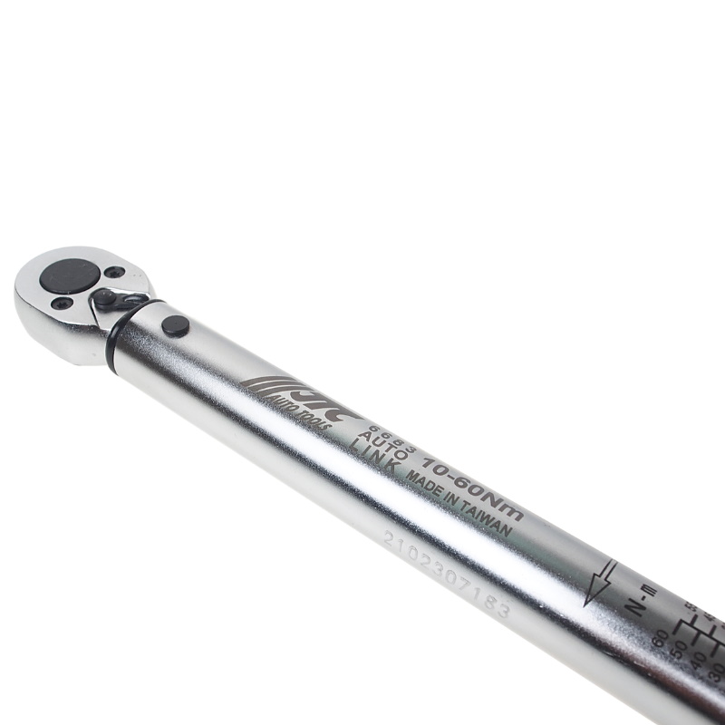 Ключ динамометрический JTC JTC-6683, двухсторонний, 3/8", усилие затяжки 10-60Nm, длина 320 мм в Муроме