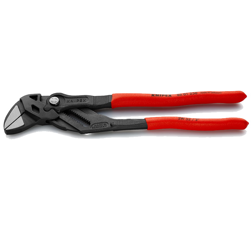 Клещи переставные-гаечный ключ Knipex KN-8601250SB, зев 52 мм, длина 250 мм, фосфатированные, обливные ручки в Муроме