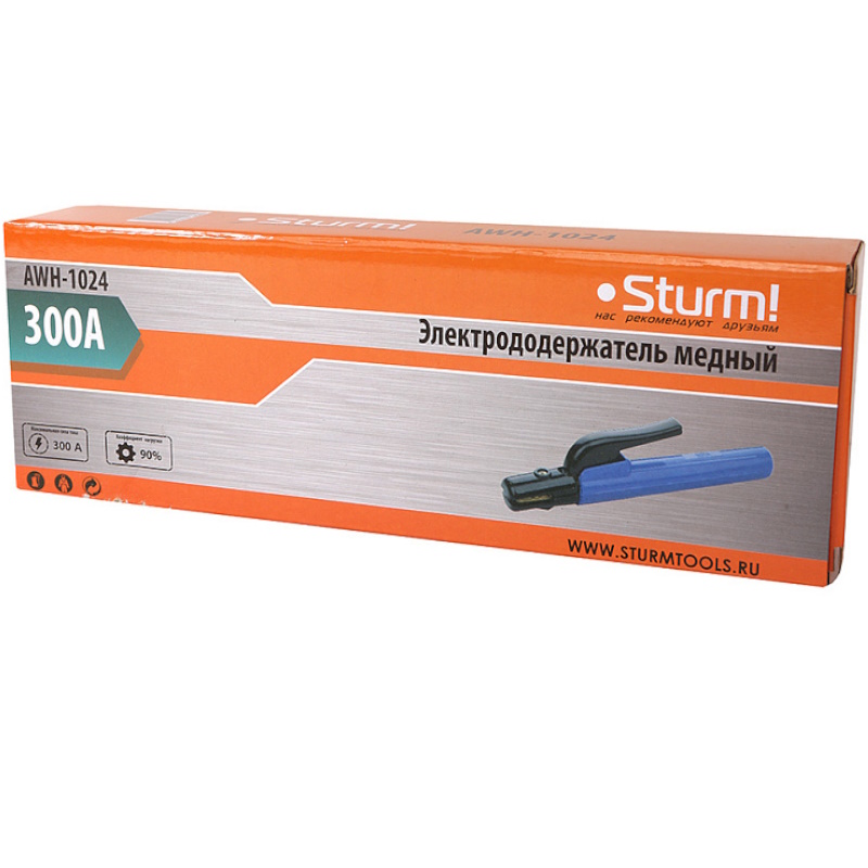 Электрододержатель медный Sturm AWH-1024 300А