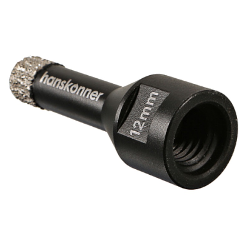 Коронка алмазная для УШМ Hanskonner TilePro H1055-10-12, 12 мм во Владимире