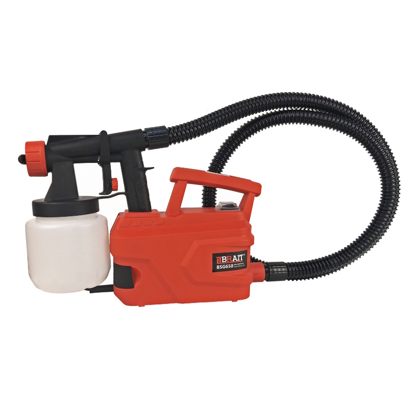 Краскопульт электрический Brait BSG-650 2101134069 500Вт бачок 800мл максимальная подача 700 млмин 3150₽