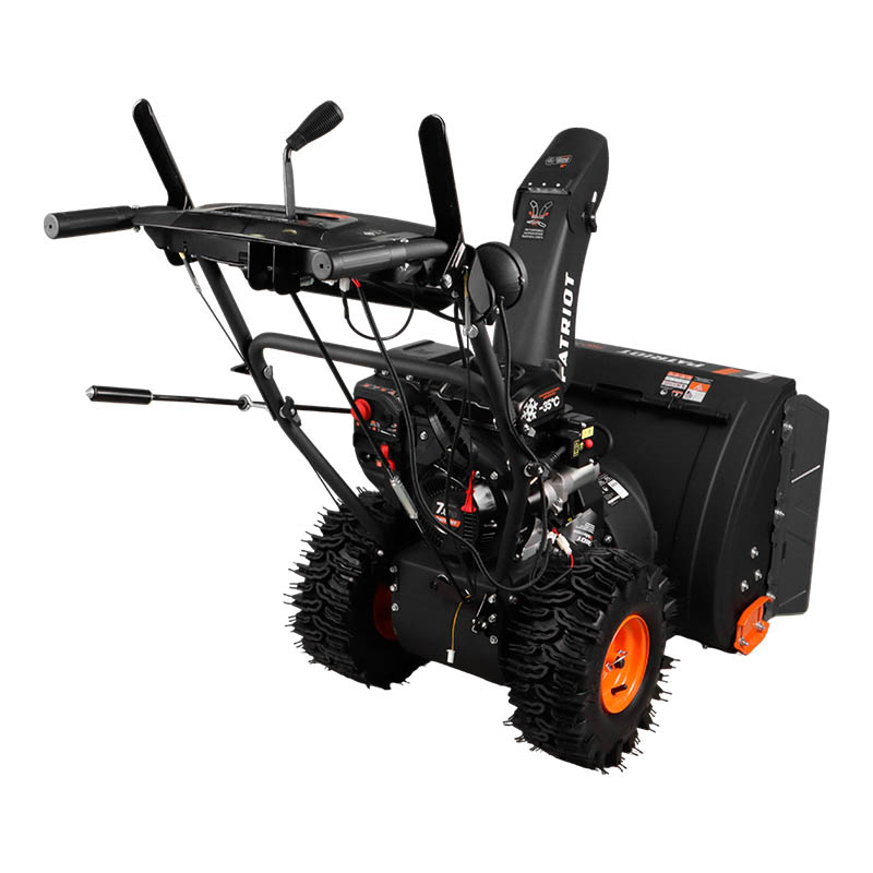 Колесный бензиновый снегоуборщик Patriot 785E PRO (ширина захвата 61 см, мощность 7.8 л.с., вес 71 кг)