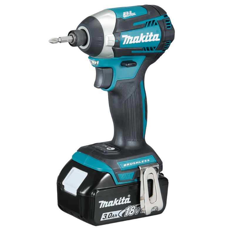 Шуруповерт ударный аккумуляторный Makita DTD154RFE LXT BL 18В, 1/4