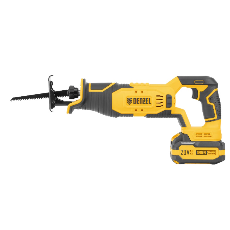 Пила сабельная аккумуляторная Denzel RS-180 28801, Li-Ion, 20 В  в Туле