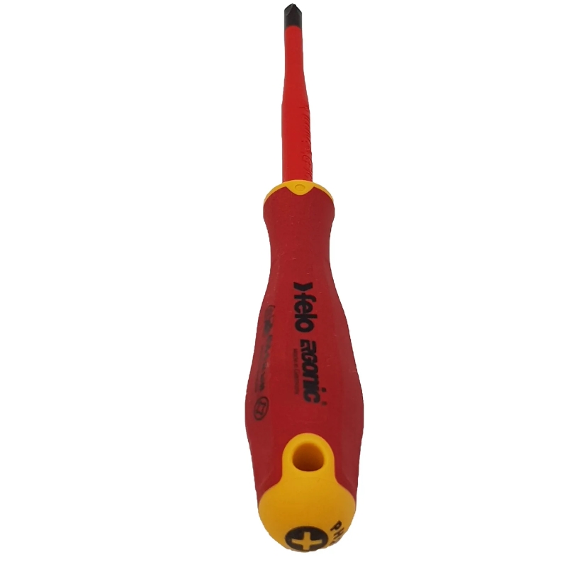 Отвертка диэлектрическая Felo Ergonic 41420390, крестовая PH 2X100 (Германия) в Угличе