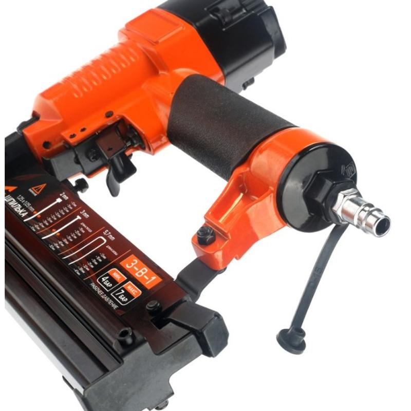 Пневмостеплер Patriot ANG 210R 3 в 1 (давление 7 атм, ширина скобы 5.7 мм, длина 13-40 мм)