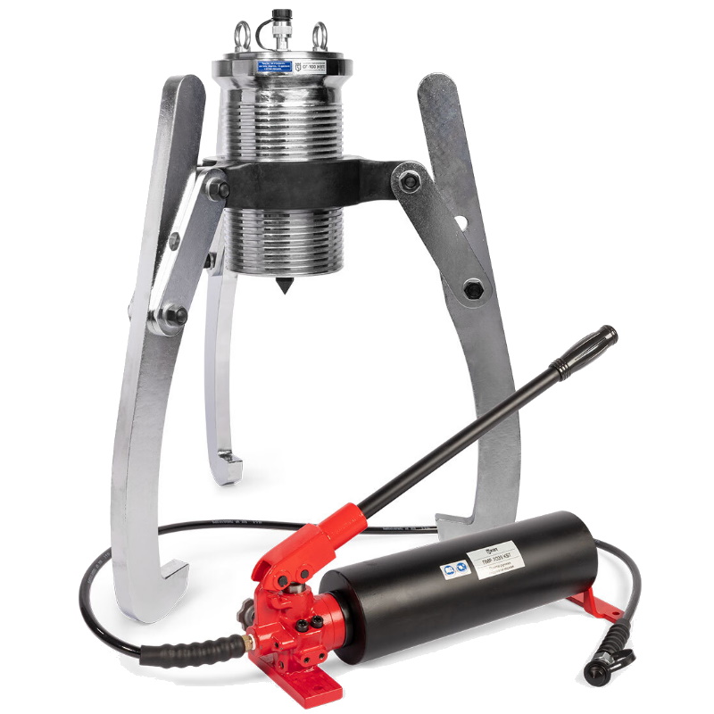 Съемник гидравлический с выносным насосом КВТ СГН-100 серия ПРОФИ 104344 240184₽