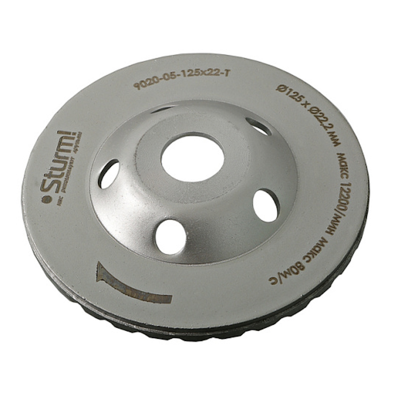 Чашка алмазная шлифовальная Sturm 9020-05-125x22-T, 125x22мм, TURBO, 36 сегментов в Угличе