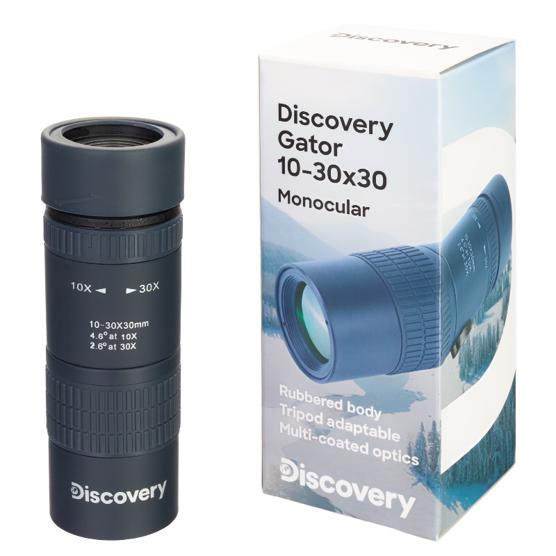 Монокуляр Levenhuk Discovery Gator 78229, 10–30х30 в Ярославле