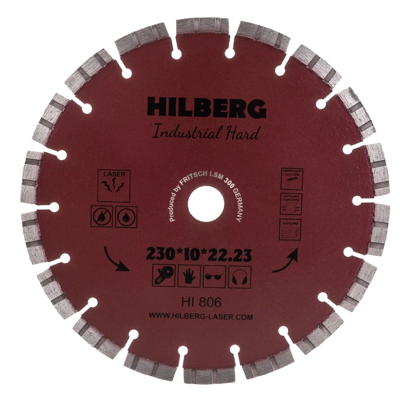 Диск алмазный отрезной Hilberg HI806 2302223 Industrial Hard 4830₽