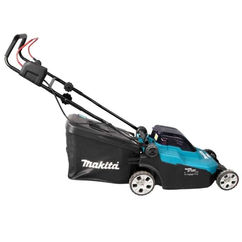 Аккумуляторная газонокосилка для стрижки газона Makita DLM382PM2 (36В, 2х4Ач, ЗУ, травосборник 40 л) в Угличе