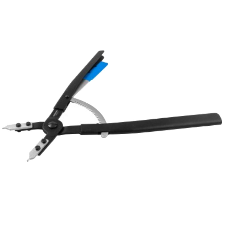 Щипцы прямые для стопорных колец Jonnesway P9920A 049247, с фиксатором, сжим, 165-300 мм, 4.5-5.5 мм, 500 мм в Кинешме