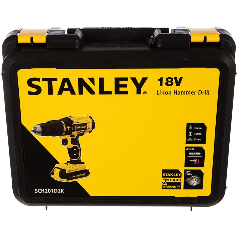 Аккумуляторная ударная дрель-шуруповерт Stanley SCH201D2K в Иваново