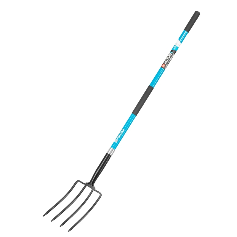 Вилы 4х рогие Palisad LUXE 63809,огородные,кованые, 190х290х1485 мм, фибергласовый черенок,ПВХ накладка в Ярославле