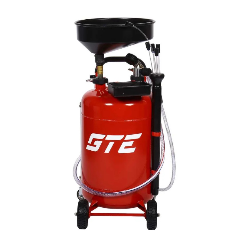 Комбинированная установка для слива/откачки масла GTE GTE-T14100, 70 л, со сливной воронкой и щупами в Иваново