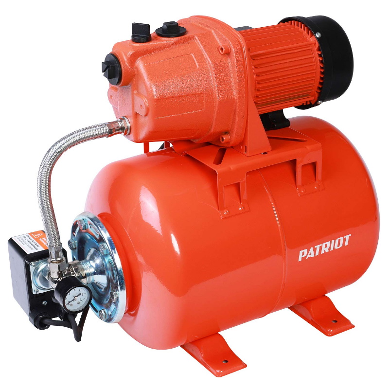 Насосная станция Patriot PW 1200-24 C 315302619, насосная часть - чугун, бак 24 л, 1200 Вт, 3800 л/час в Муроме