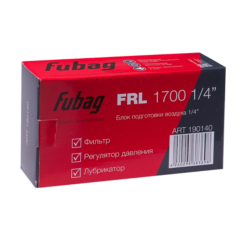 Блок подготовки воздуха 1/4" Fubag FRL 1700 190140 в Вологде